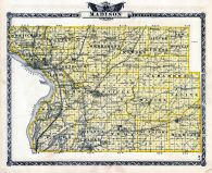 Madison County Map, Illinois State Atlas 1876